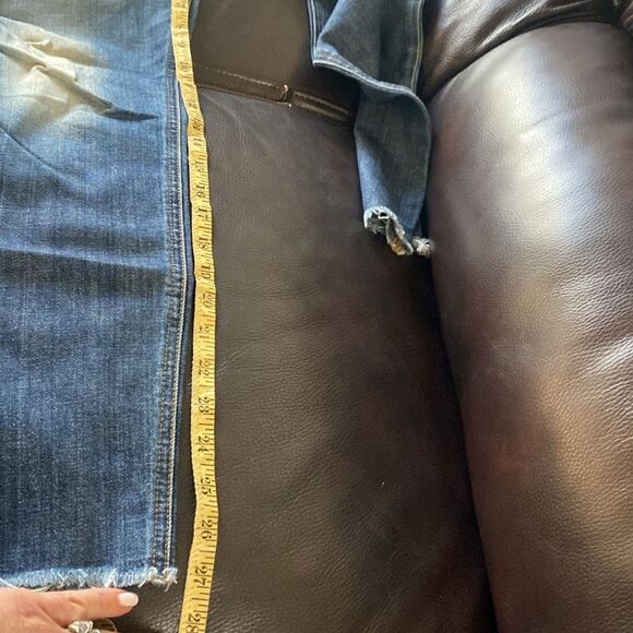 JOE’S Distressed Japanese distressed blue Jeans. Skinny Finn ankle button fly - Picture 12 of 12